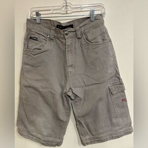 VTG 90s Y2K Fubu Cargo Pocket Jorts Boys Size 20 Punk Goth